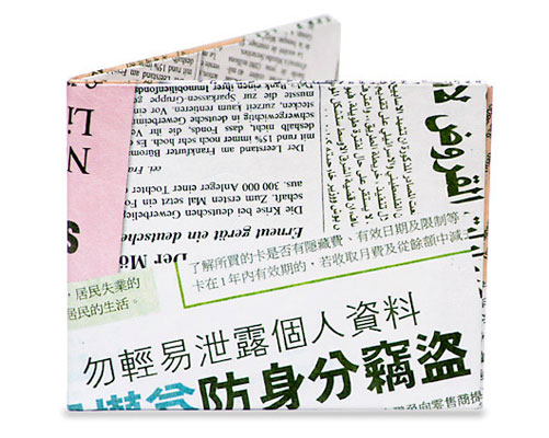 DynoMighty Neuništivi novčanik NewsPrint DY-403