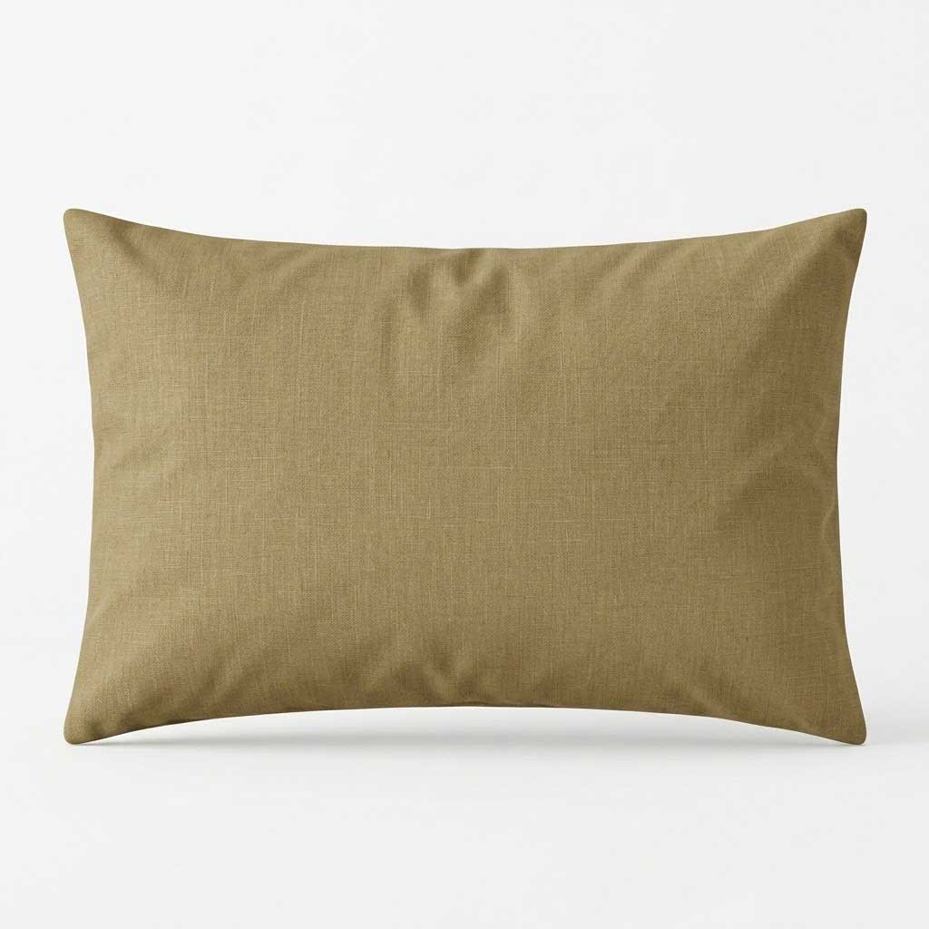 Pamučni dekorativni jastuk 70X50cm 1 komad MUSTARD