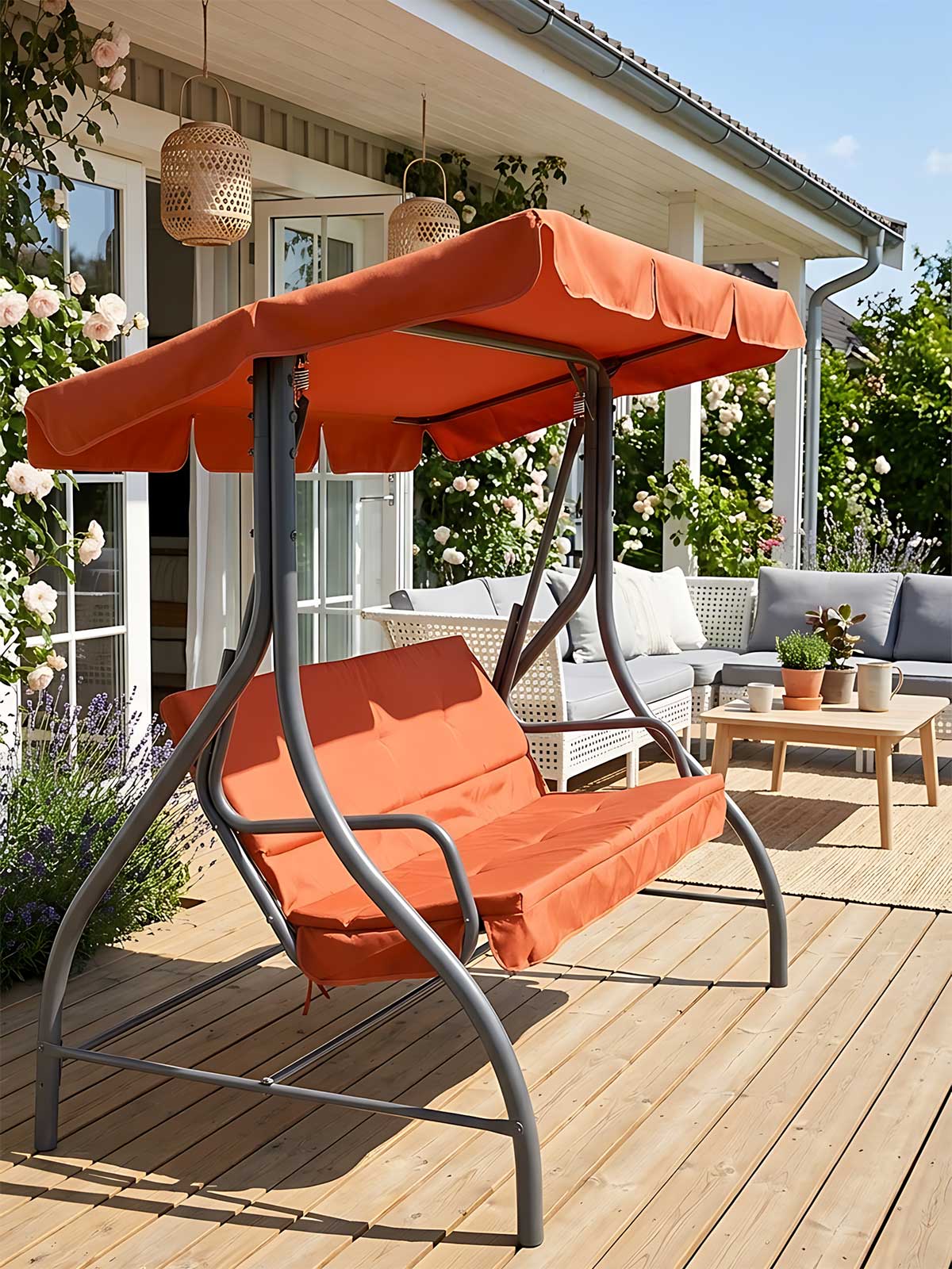 Baštenska Ljuljaška Tangerine Trosed