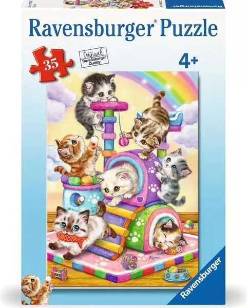 Puzzle za decu 35 delova Razigrane mace Ravensburger 12004071
