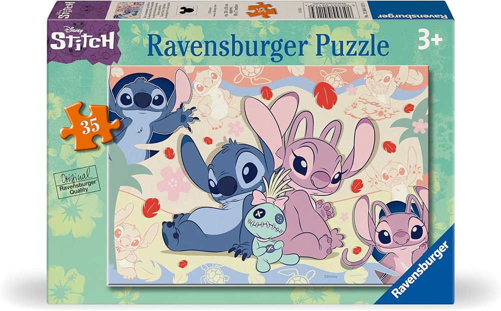 Puzzle za decu 35 delova Disney Stitch - Uživaj u zajedničkim trenucima Ravensburger 12004113