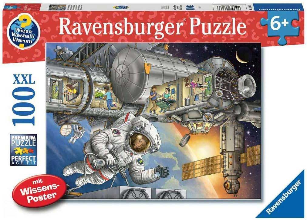 Puzzle za decu 100XXL delova Na svemirskoj stanici Ravensburger 13366