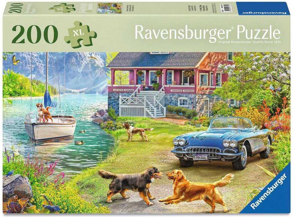 Puzzle za seniore 200 delova Letnjikovac na jezeru Ravensburger Feel Well 12001370
