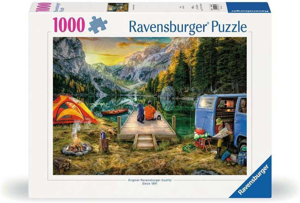 Puzzle slagalica 1000 delova Kampovanje Ravensburger 12000568