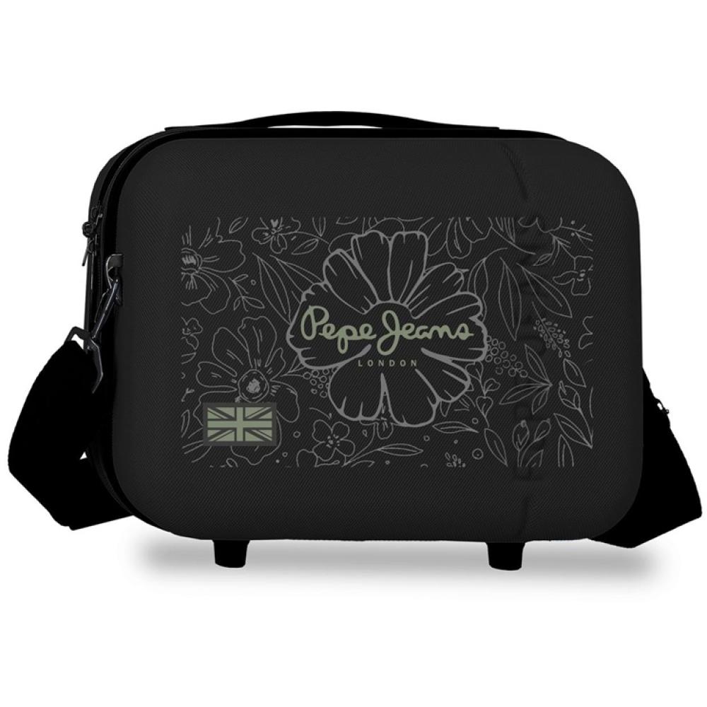 Neseser kofer za kozmetiku i šminku Pepe Jeans Eloise black 61339