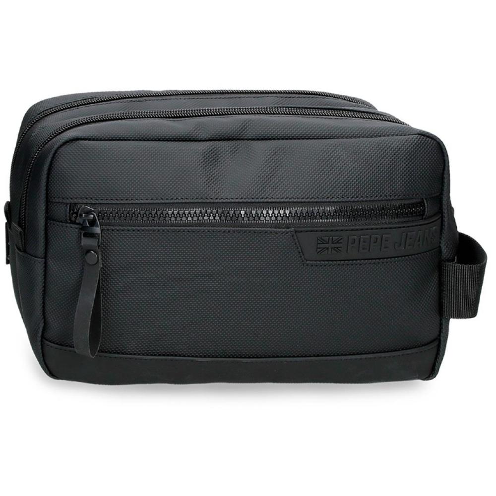 Muški neseser sa 2 pregrade Pepe Jeans Dorking black 74644