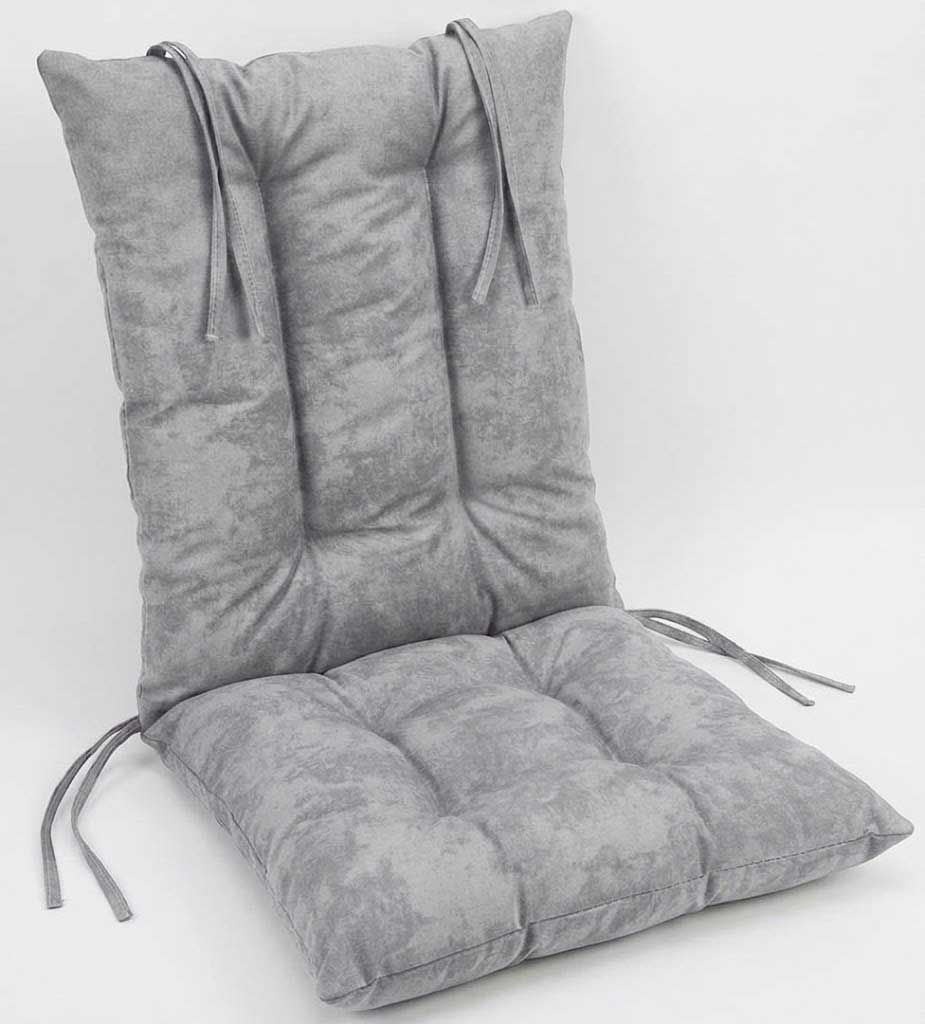 Jastuk Za Stolicu Sa Naslonom 1 kom. 40x80 cm MARBLE GREY