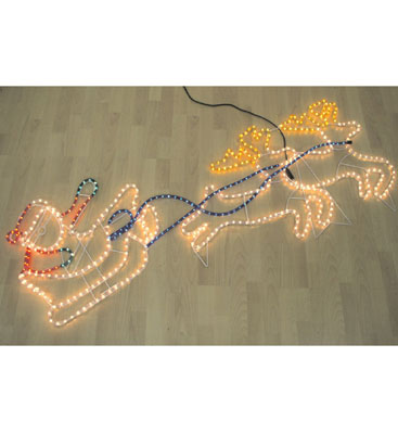 Novogodišnji spoljni svetleći okvir 14 m 52-205000