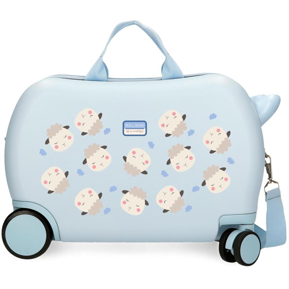 Dečiji kofer za put i vožnju Movom Baby Pets Sheep blue 41910