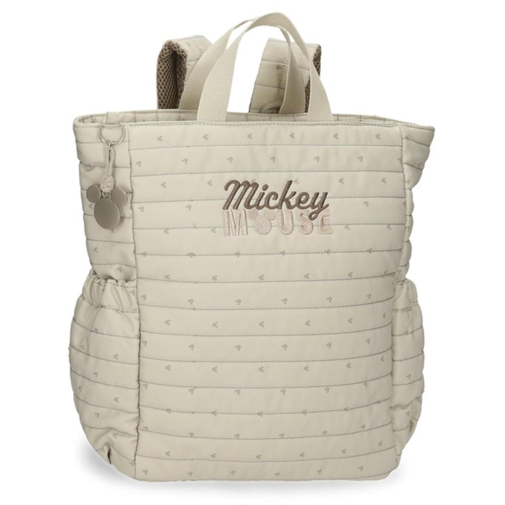 Ranac - torba za bebine stvari Disney Mickey Duna beige 33622