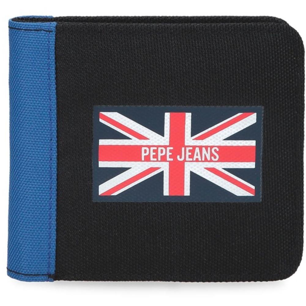Novčanik na preklop 10.5cm Pepe Jeans Henry black 61582