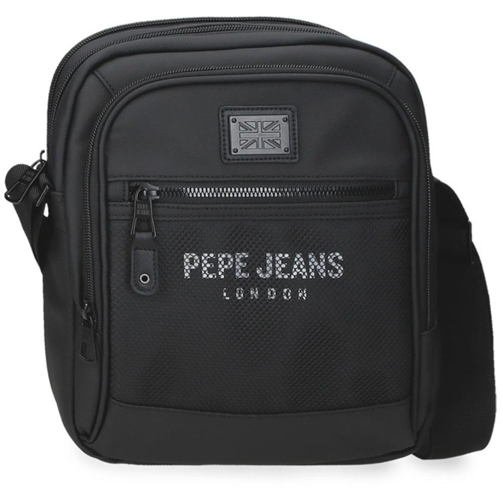 Muška torbica 27cm sa pregradom za tablet Pepe Jeans Durham black 72957
