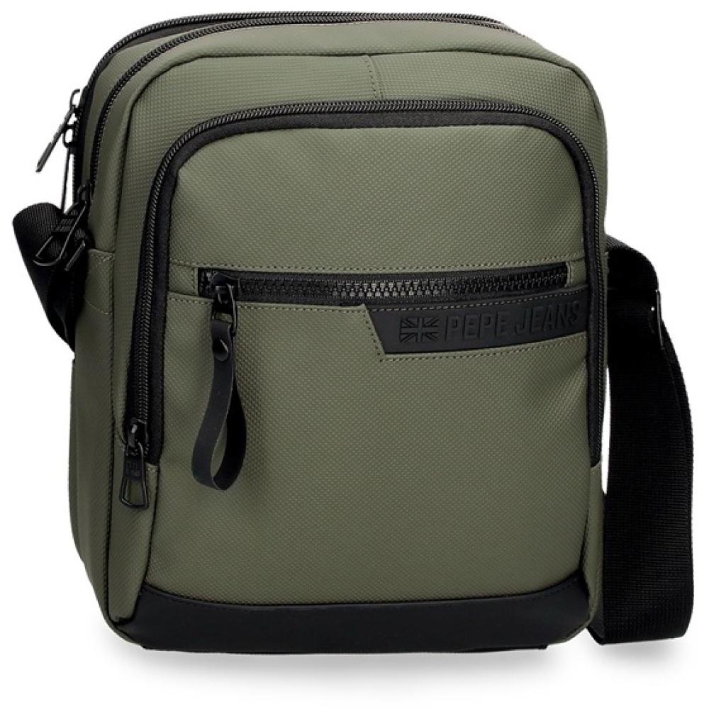 Muška torbica 27cm sa pregradom za tablet PJL Dorking khaki 74657