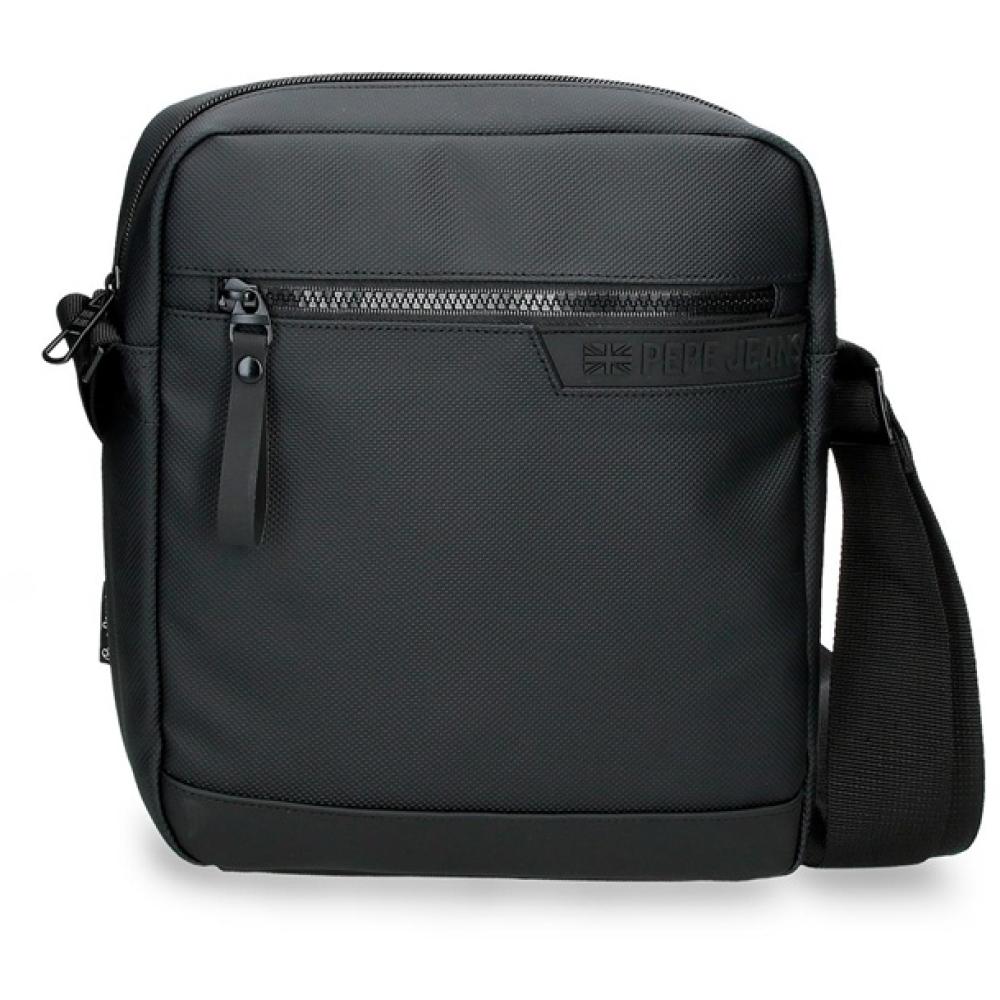 Muška torbica 27cm sa pregradom za tablet Pepe Jeans Dorking black 74656