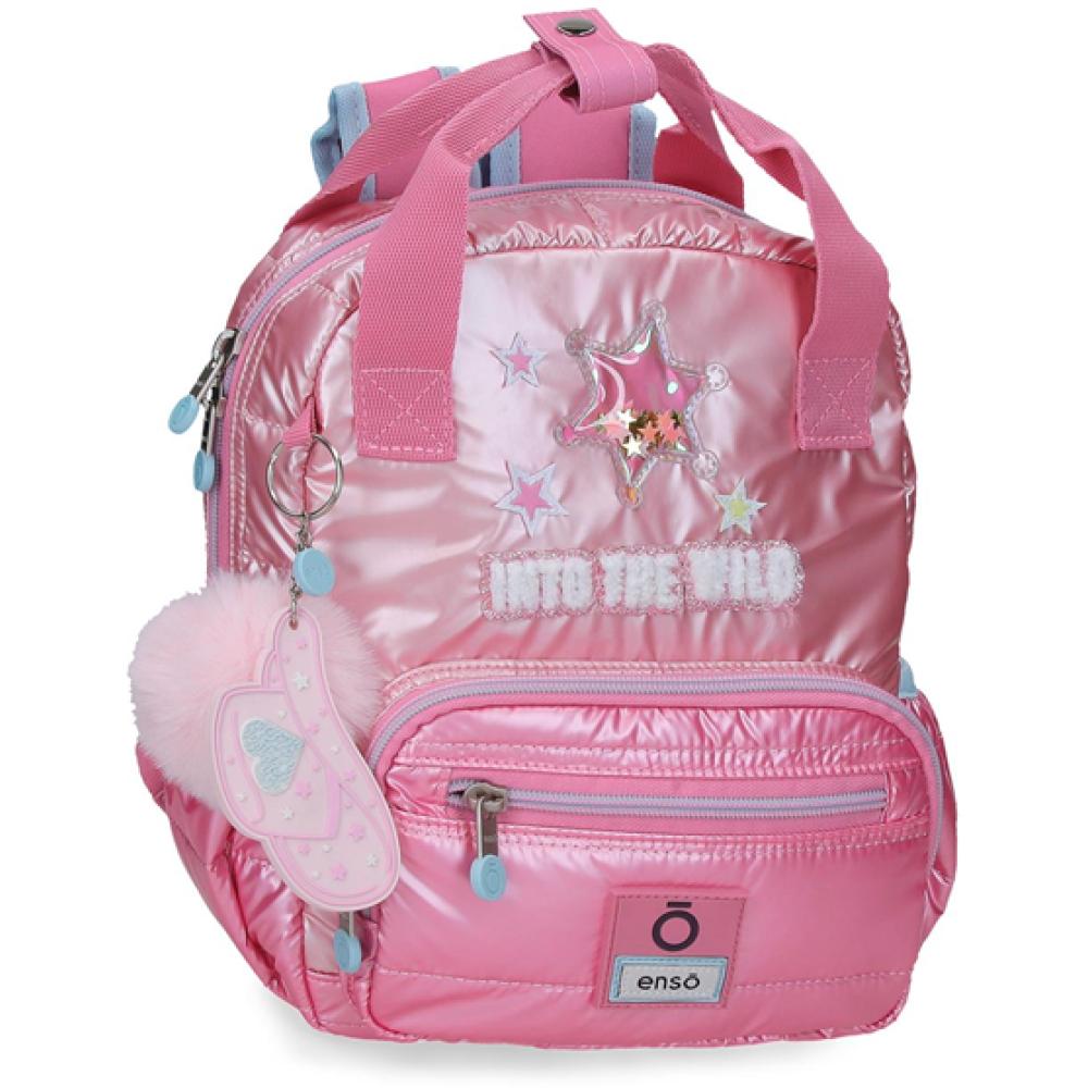 Ranac za devojčice 28cm Enso Into The Wild pink 99821