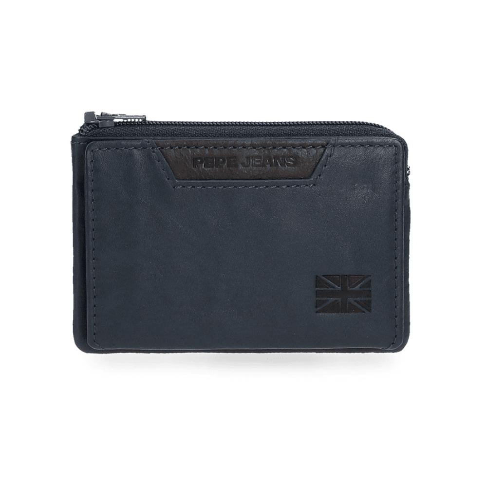 Muški novčanik od prirodne kože Pepe Jeans Indiana navy 75302