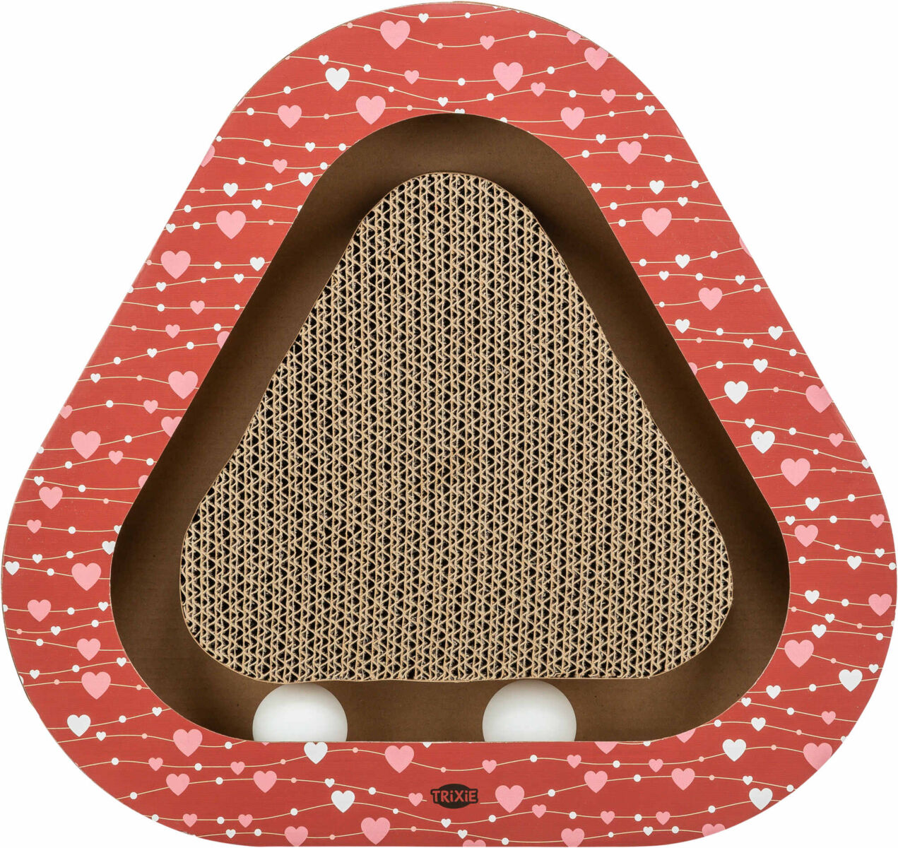Kartonska grebalica za mačke 36cm sa lopticama Valentine TRIXIE 99352395