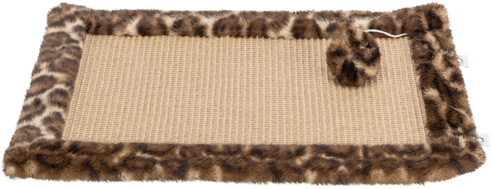 Prostirka grebalica za mačke 55cm sa lopticom Leo brown TRIXIE 48171