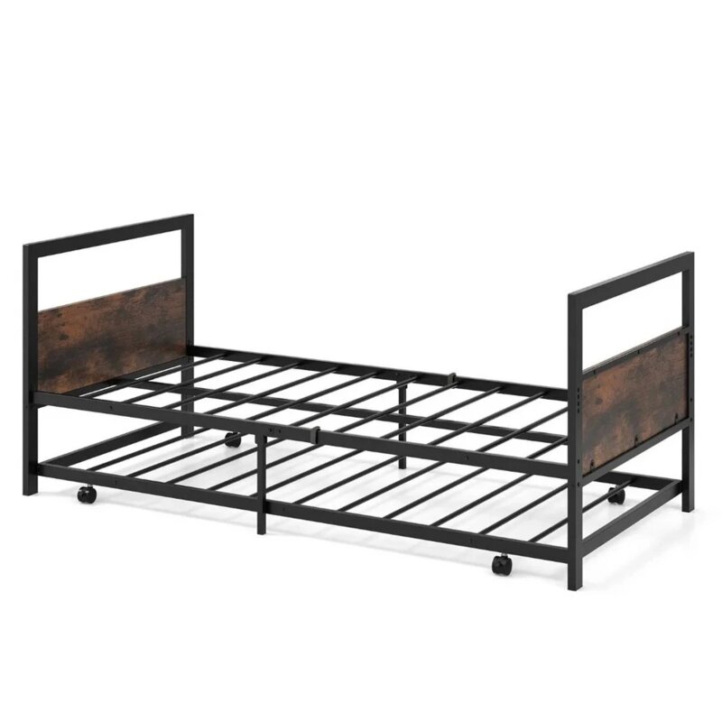 Metalni krevet na sklapanje 200x90cm sa pomoćnim krevetom na izvlačenje