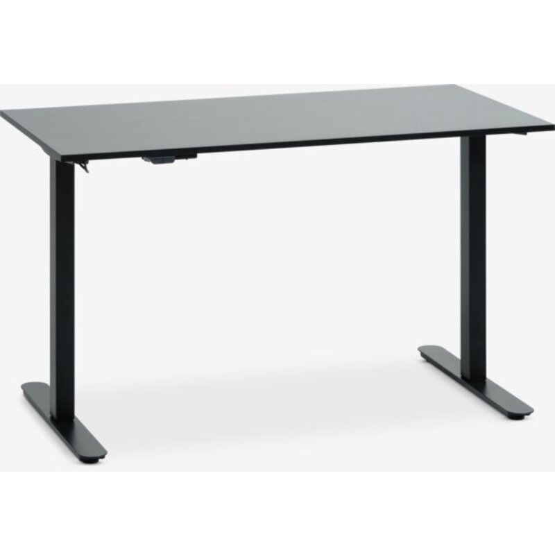 Radni sto sa podesivom visinom SVANEKE 60x120 cm, crna