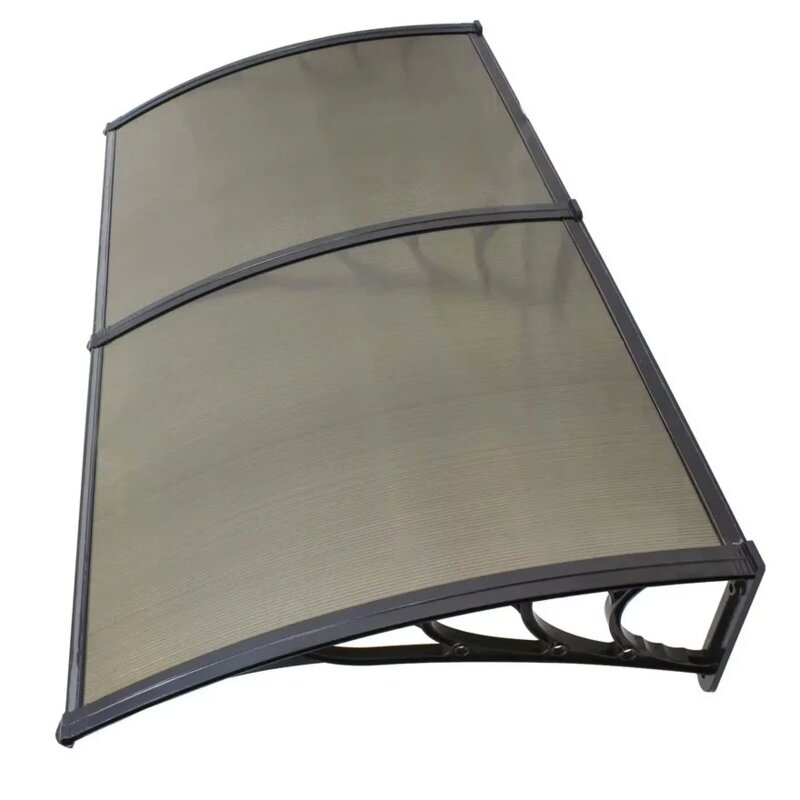 Nadstrešnica 200x100 cm Crna Bronza Leksan 5mm