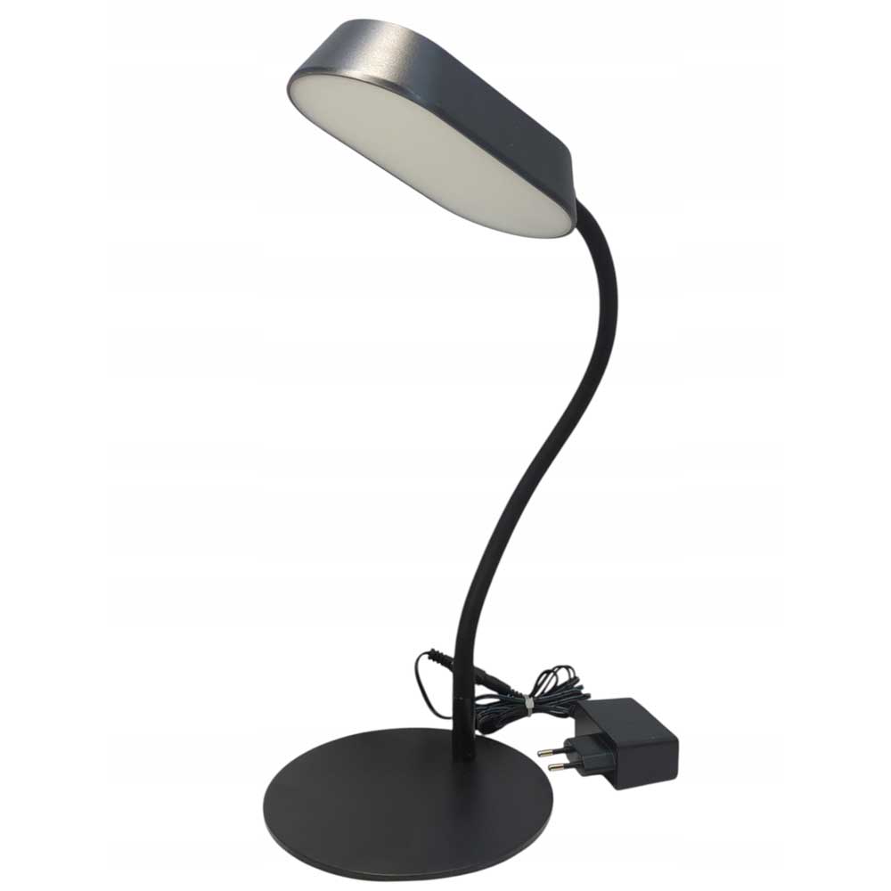 Stona LED lampa 10W Sa podesivim svetlom Osram Panan Disk Metal Black