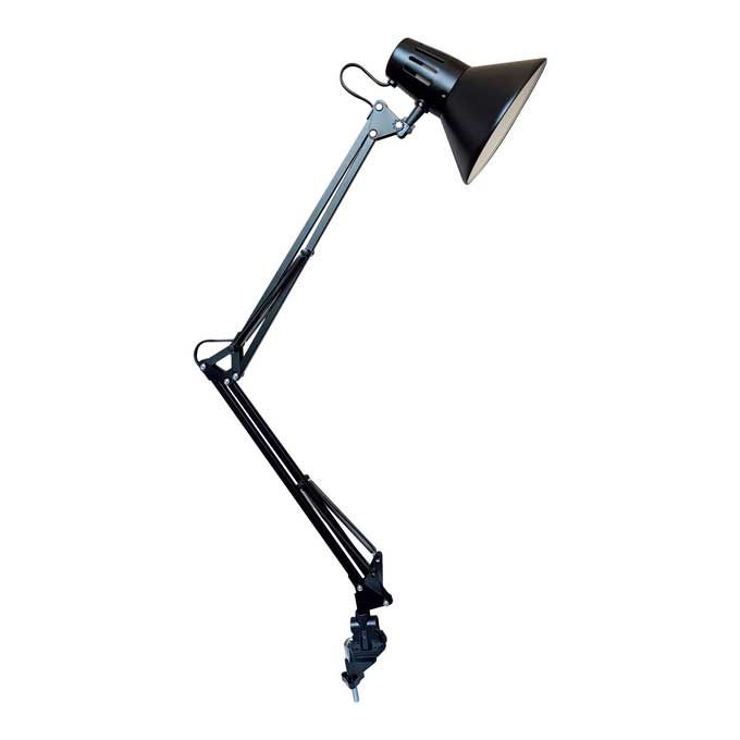 Podesiva stona lampa sa pričvršćivanjem za sto E27 Osram Panan Classic Hook E27 Black