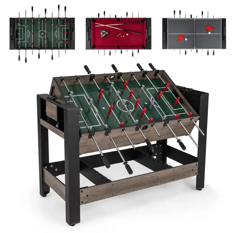 Sportivo 3u1 multifunkcionalni sto za igre - fudbal, bilijar i stoni tenis, 125 cm