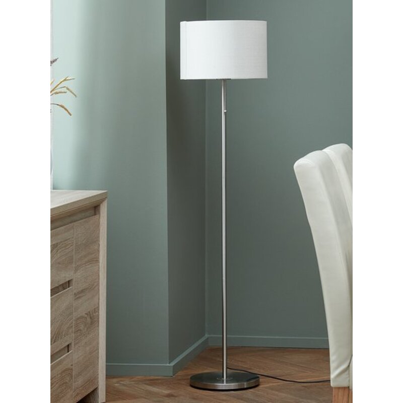 Podna lampa KRISTOF V145 bruš. čelik
