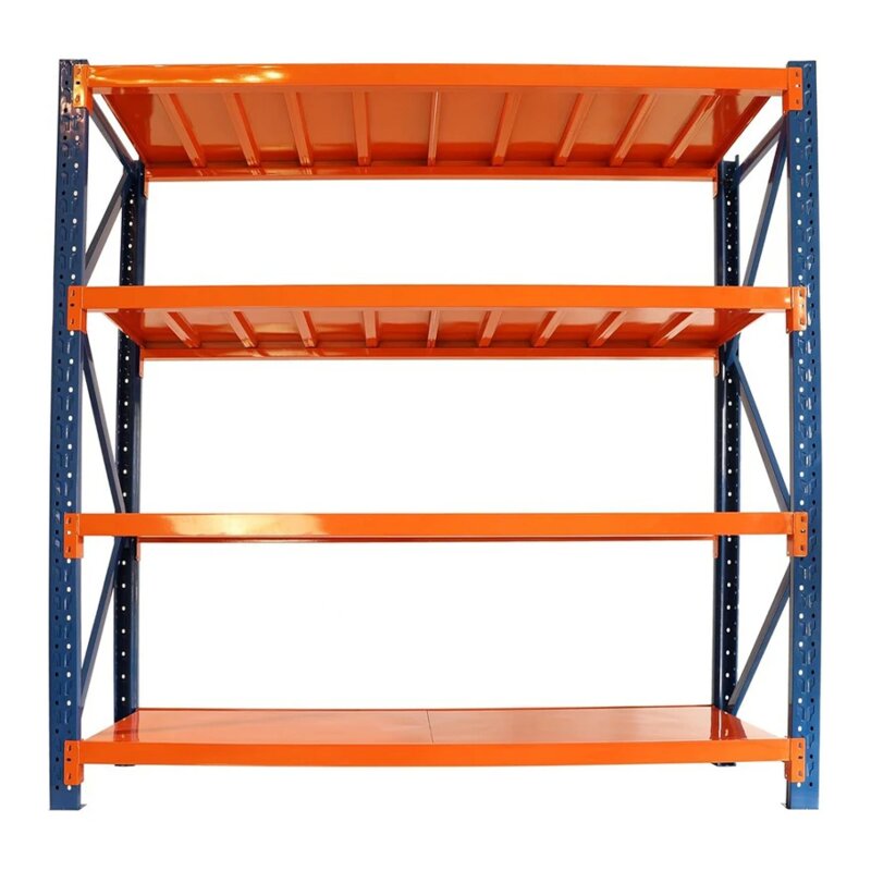 SuperHome Metalna Montažna Polica 200x200x60cm, 4 Nivoa, Nosivost 200kg po Nivou
