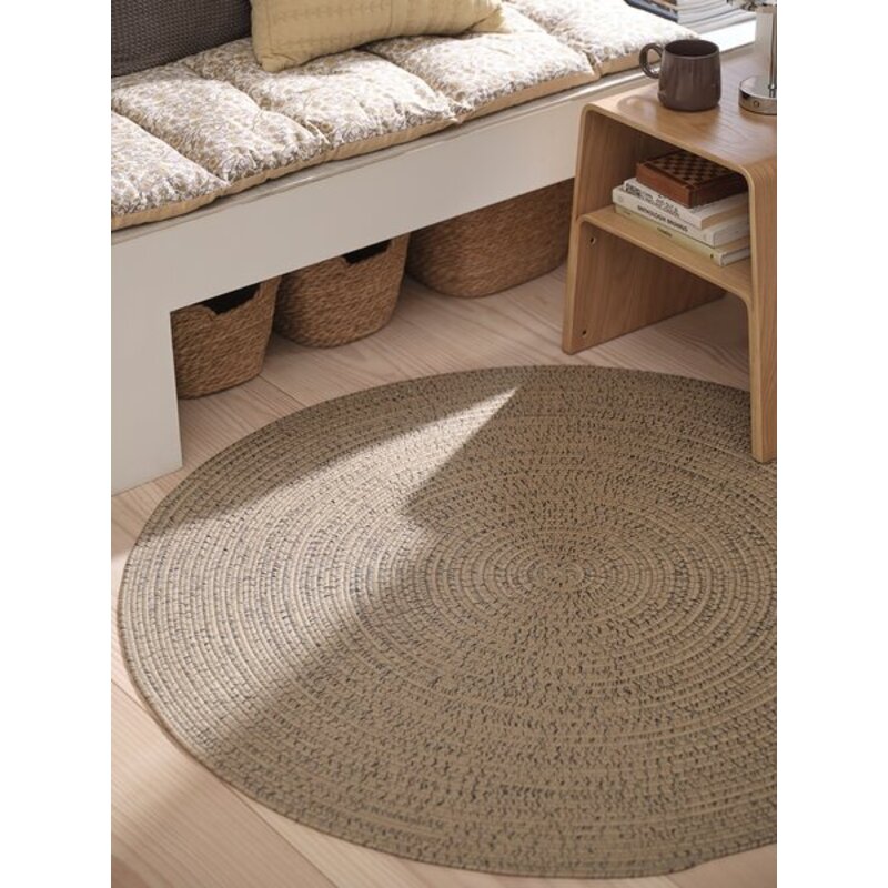 Okrugli tepih BUESTARR R120cm natur/siva