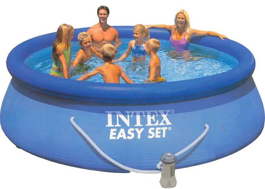 Nadzemni bazen Intex EasySet - 366x76 cm Sa Pokrivkom Pumpom i Filterom