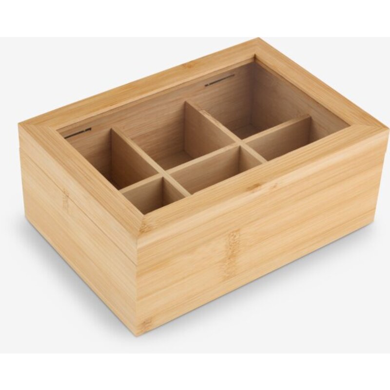 Kutija za čaj Š16xD23xV9cm natur