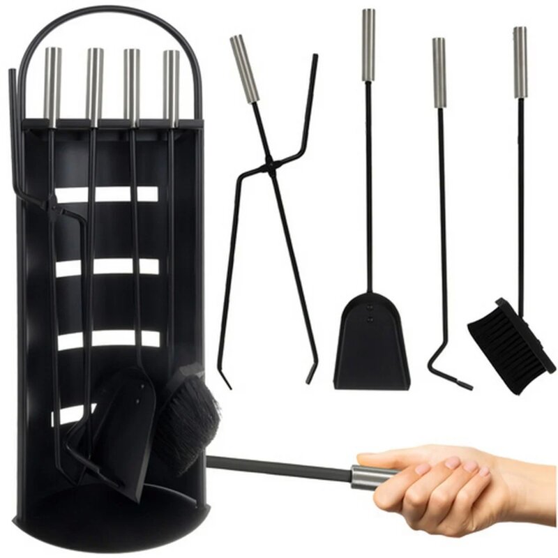 Kaminer Set Pribora za Kamin sa Stalkom, 4 Dela