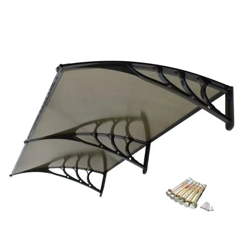 Aluminijumska Nadstrešnica 200x150cm Crna Bronza 5mm