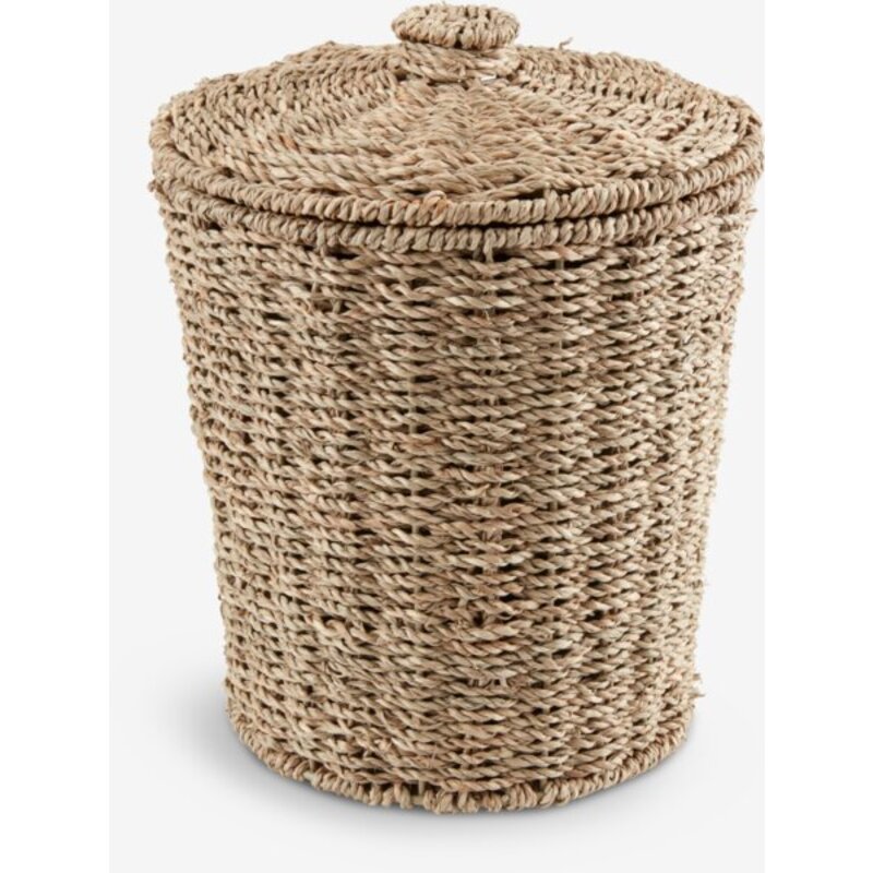 Kanta za otpatke od morske trave sa poklopcem, 5L