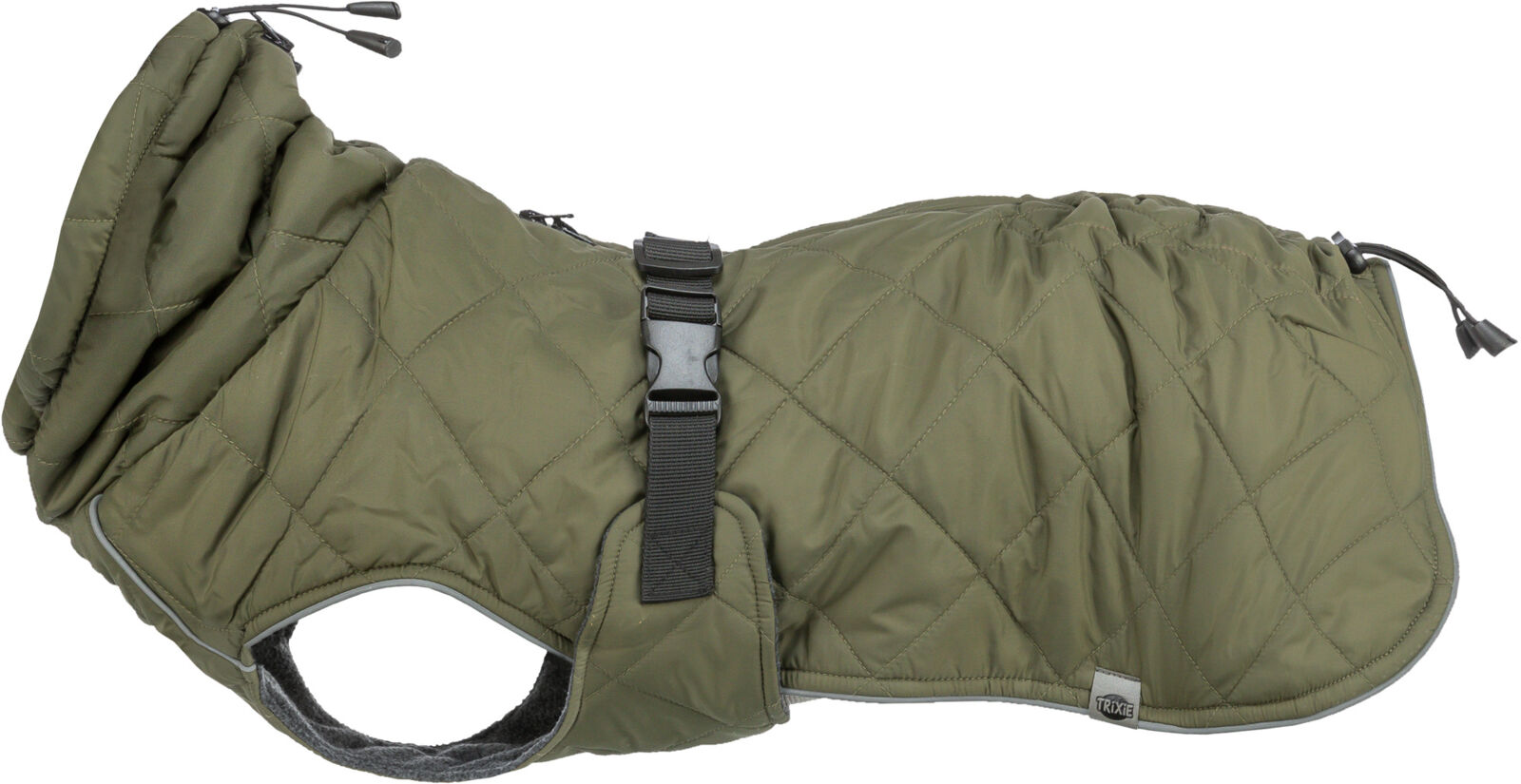 Jakna za pse Minot olive green leđa 50cm TRIXIE 679905