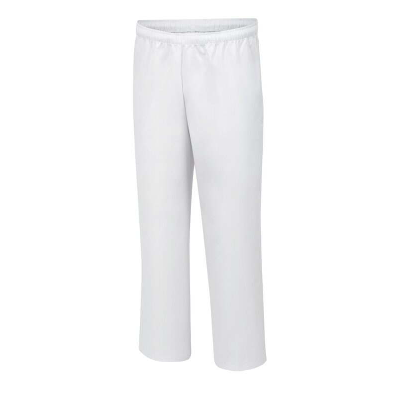 Kuvarske pantalone muške bele L, M-Pro