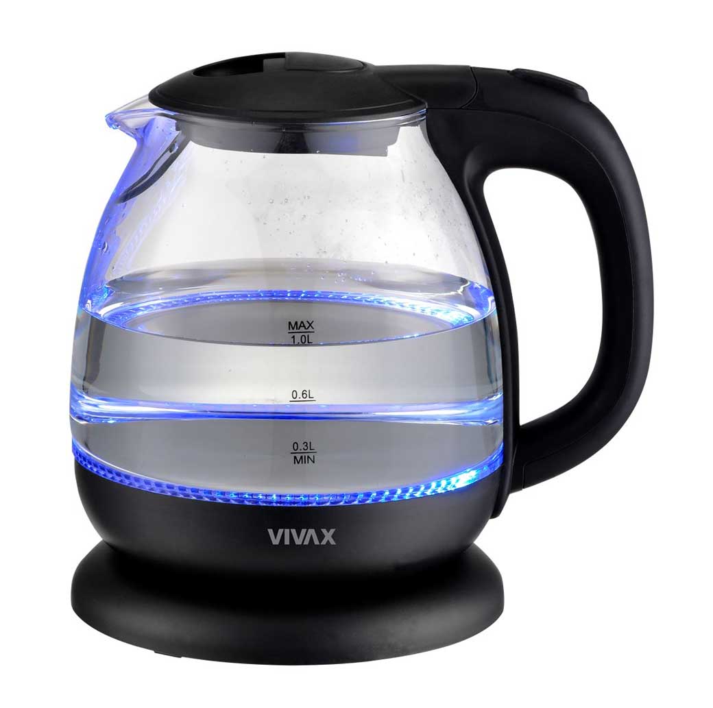 Električno kuvalo za vodu Vivax WH-100G 1100W 1L Crno