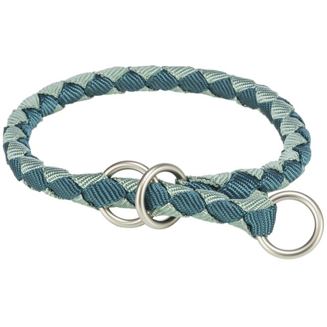 Ogrlica poludavilica za pse 47-55cm Cavo petrol/sage TRIXIE 144032
