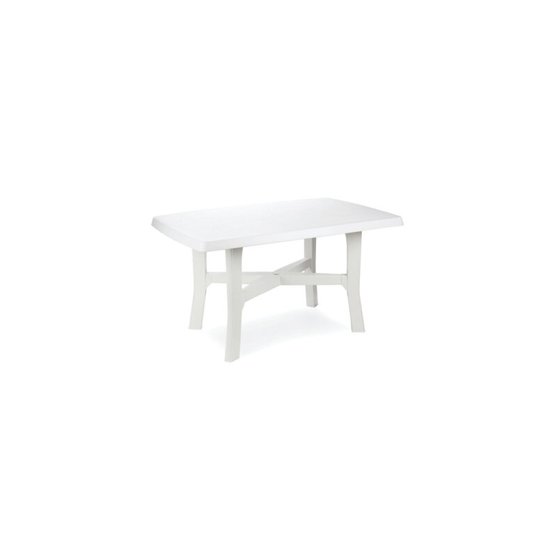 Baštenski sto Rodano 138x88x72cm, beli - plastični