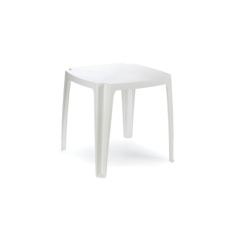 Baštenski sto Tavolo 75 beli, 75 x 75 cm