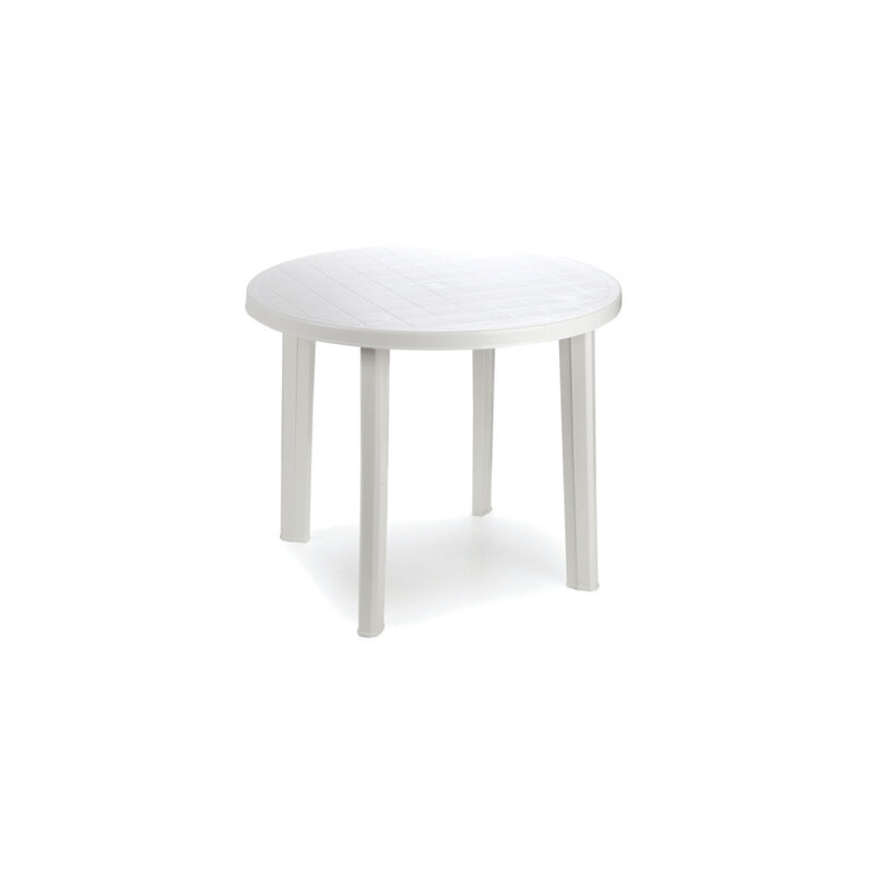 Baštenski sto Tondo 90x90x72cm, beli - Agromarket