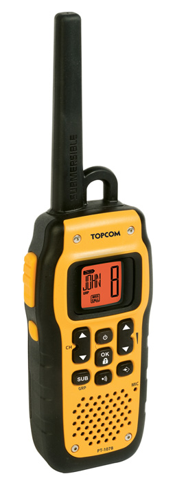 Toki voki vodootporni uređaj sa dve slušalice TopCom Pro Talker PT 1078 RC-6420