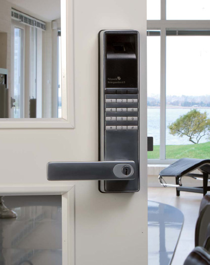 Sigurnosna Biometrijska brava sa Pin kodom i otiskom prsta LP808