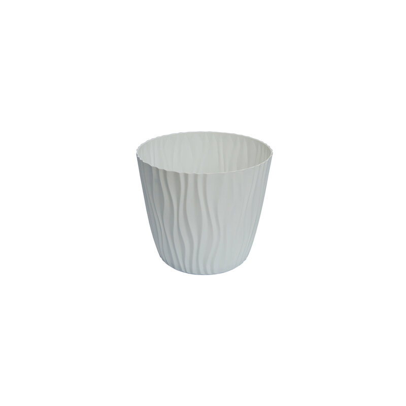Gardino Sahara saksija 18 cm, bela