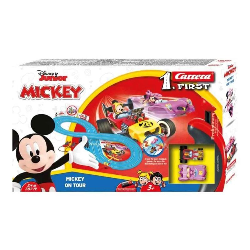 Carrera trkačka staza Mickey Maus Tour, set sa stazom 2.4m