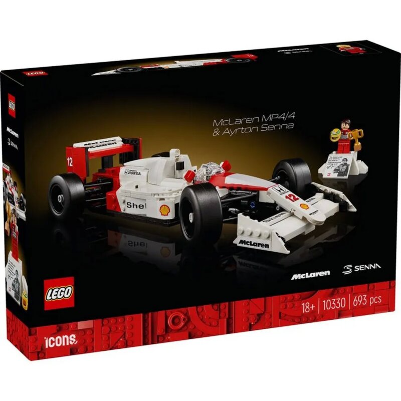 LEGO® Icons McLaren MP4/4 & Ajrton Sena