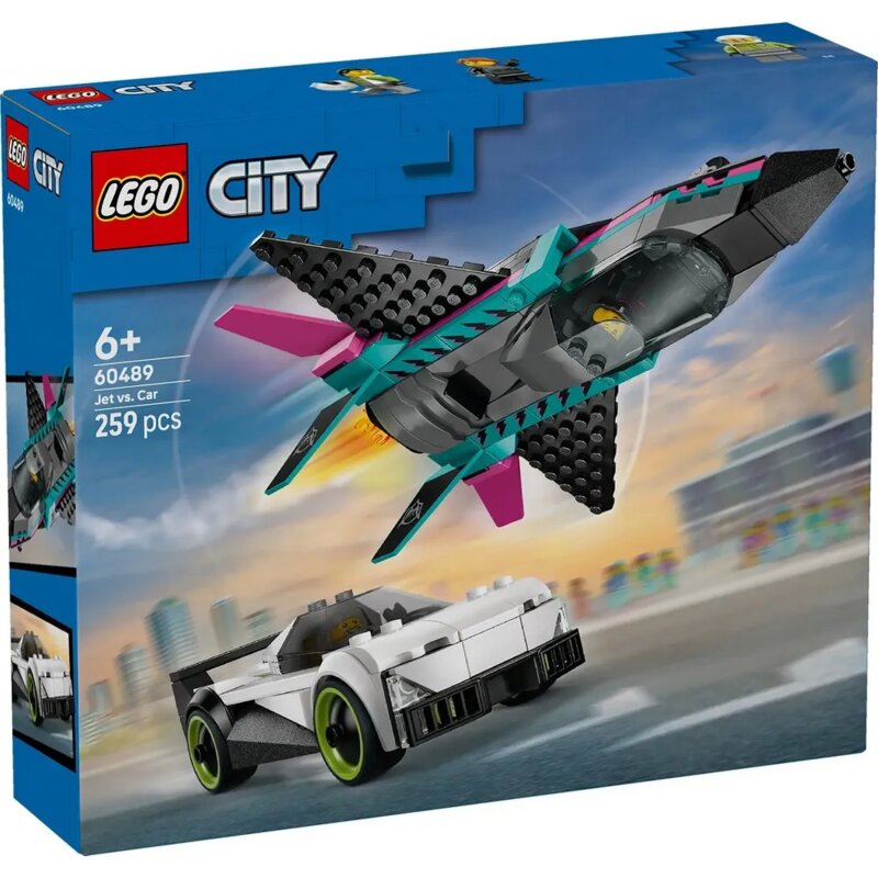 LEGO® City Jet vs. Car 60489