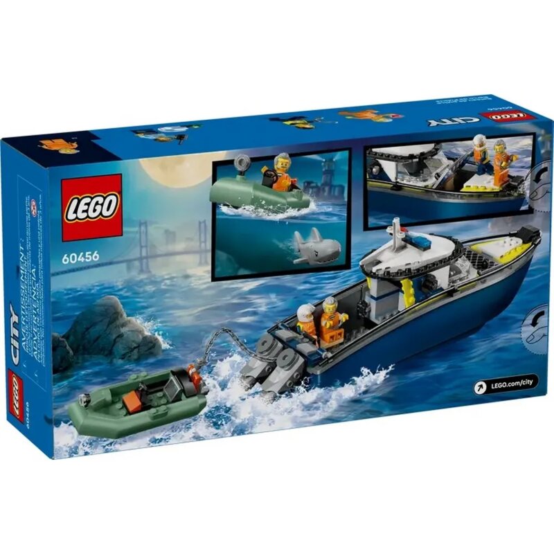 LEGO® City Potera policijskim brodom 60456